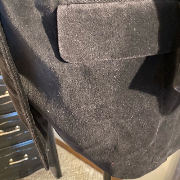 3/$25 🤗 The Limited Velvety black jacket for work/play. 3/4 sleeve with band - Picture 4 of 6